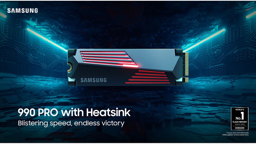 Samsung 990 PRO with Heatsink 1TB