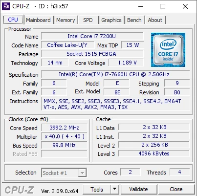 Intel Core i7-7660U 