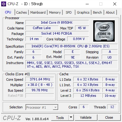 Intel-Core i9-8950HK 