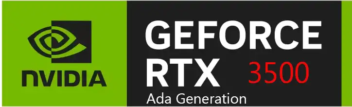 Nvidia Geforce RTX 3500 Ada Generation 12GB